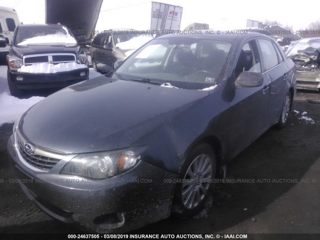 JF1GE60669H507819 - 2009 SUBARU IMPREZA 2.5I PREMIUM GRAY photo 2