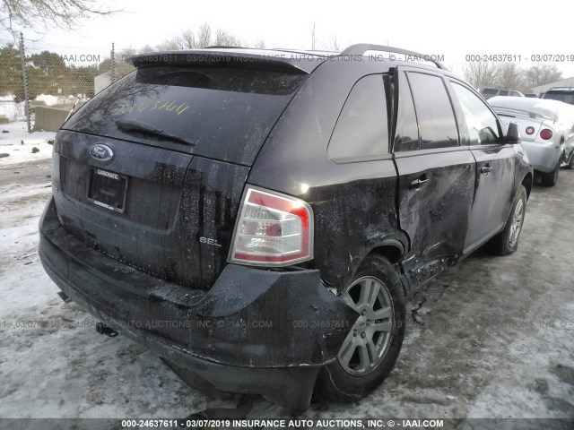 2FMDK38C07BB08862 - 2007 FORD EDGE SEL BLUE photo 4