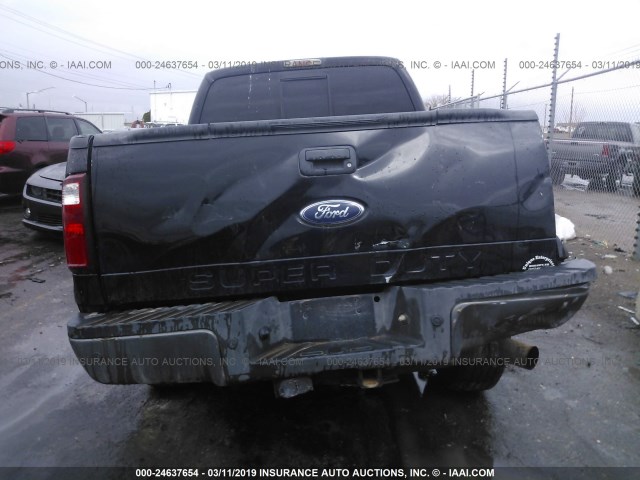 1FTWX31R68EA78673 - 2008 FORD F350 SRW SUPER DUTY BLACK photo 8