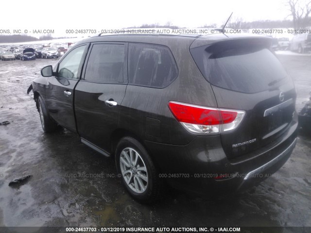 5N1AR2MM1GC611078 - 2016 NISSAN PATHFINDER S/SV/SL/PLATINUM TURQUOISE photo 3