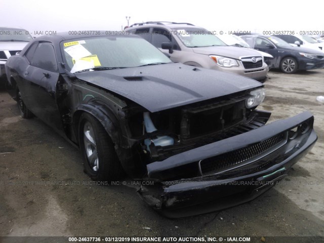 2C3CDYAG6DH612673 - 2013 DODGE CHALLENGER SXT BLACK photo 1