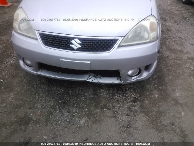 JS2RA62S265304583 - 2006 SUZUKI AERIO SILVER photo 6