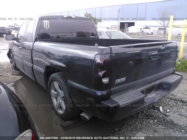 2GCEC19N461183871 - 2006 CHEVROLET SILVERADO C1500 BLACK photo 3