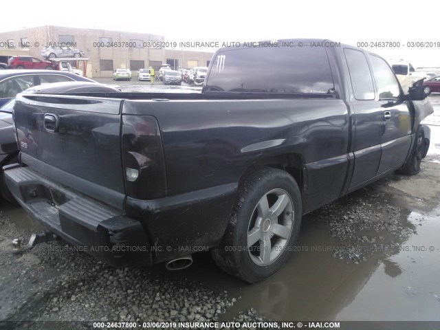 2GCEC19N461183871 - 2006 CHEVROLET SILVERADO C1500 BLACK photo 4