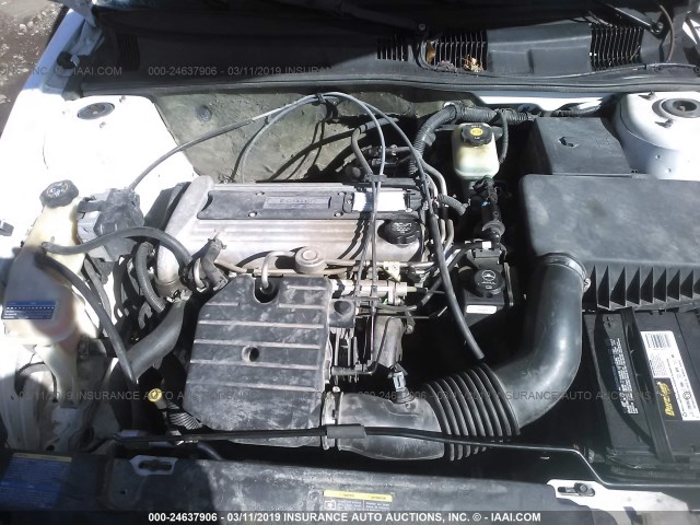 1G2NF52F72C312230 - 2002 PONTIAC GRAND AM SE1 WHITE photo 10