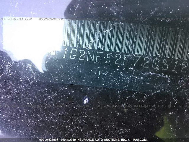 1G2NF52F72C312230 - 2002 PONTIAC GRAND AM SE1 WHITE photo 9