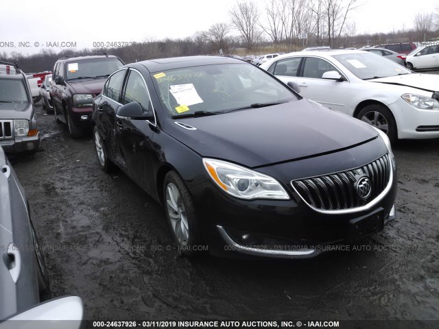 2G4GK5EX8G9103822 - 2016 BUICK REGAL BLACK photo 1