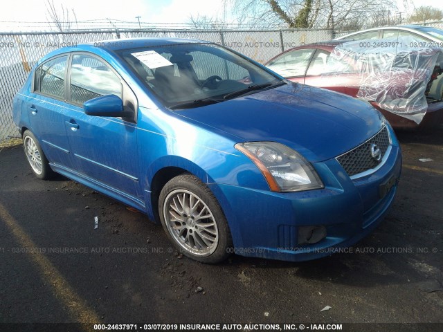 3N1CB61E47L700852 - 2007 NISSAN SENTRA SE-R SPEC V BLUE photo 1