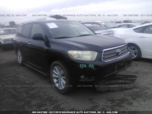 JTEEW44A492027973 - 2009 TOYOTA HIGHLANDER HYBRID LIMITED BLACK photo 1