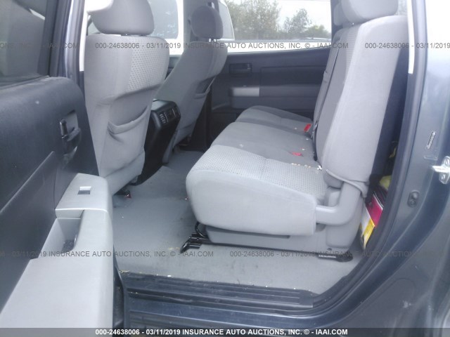 5TBEV54197S468946 - 2007 TOYOTA TUNDRA CREWMAX SR5 GRAY photo 8