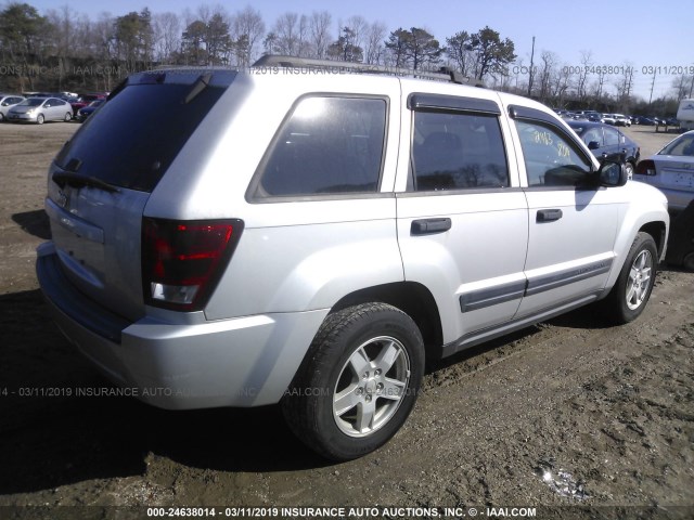 1J4GR48K76C315655 - 2006 JEEP GRAND CHEROKEE LAREDO/COLUMBIA/FREEDOM 银色 照片 4