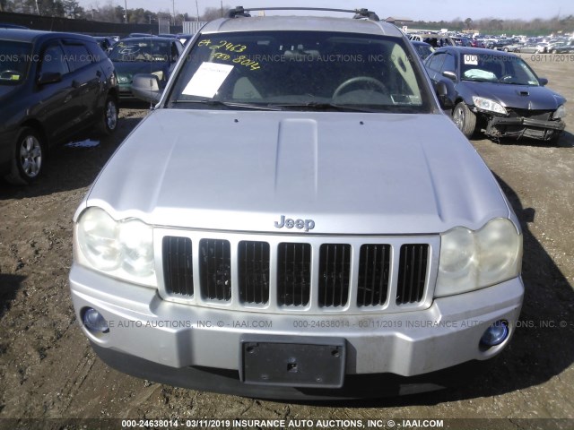 1J4GR48K76C315655 - 2006 JEEP GRAND CHEROKEE LAREDO/COLUMBIA/FREEDOM 银色 照片 6