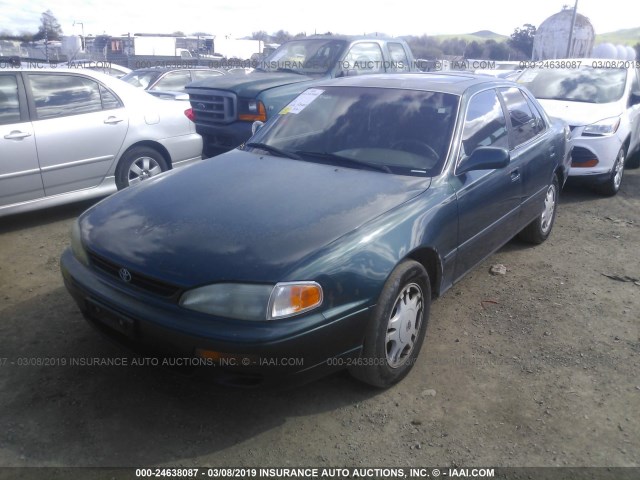 JT2BF12KXT0175770 - 1996 TOYOTA CAMRY LE/XLE/SE GREEN photo 2