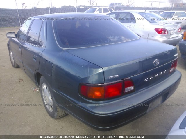 JT2BF12KXT0175770 - 1996 TOYOTA CAMRY LE/XLE/SE GREEN photo 3