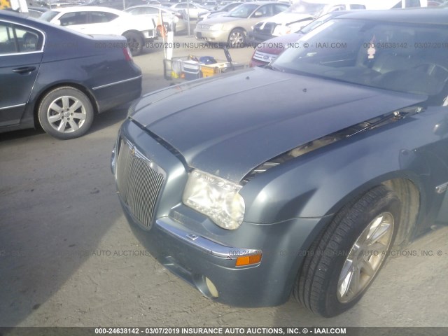 2C3KA63H26H291040 - 2006 CHRYSLER 300C GREEN photo 6