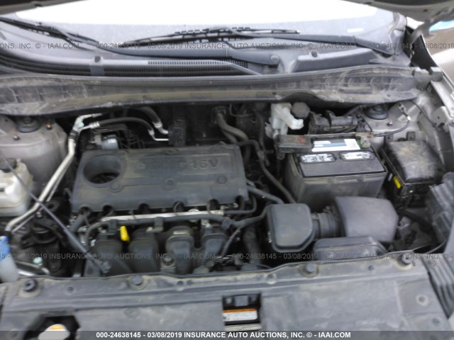 KM8JU3AC3BU303865 - 2011 HYUNDAI TUCSON GLS/LIMITED მუქი ყავისფერი ფოტო 10