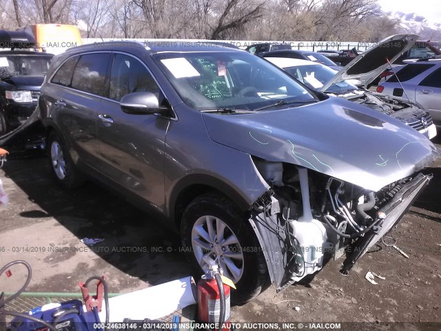 5XYPGDA54GG135014 - 2016 KIA SORENTO LX/L GRAY photo 1