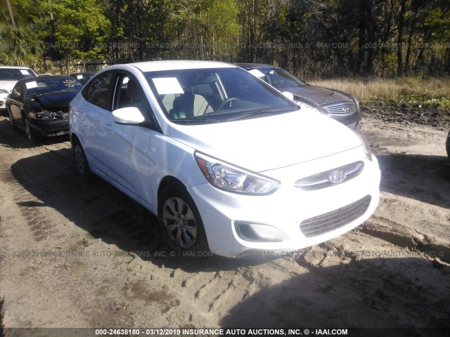 KMHCT4AE1HU176092 - 2017 HYUNDAI ACCENT SE WHITE photo 1