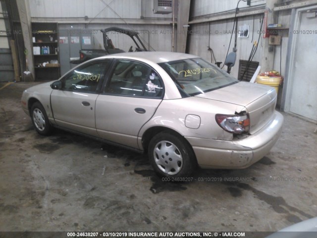 1G8ZG528XYZ191446 - 2000 SATURN SL1 TAN photo 3