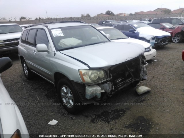 JTEGF21A130091845 - 2003 TOYOTA HIGHLANDER LIMITED SILVER photo 1