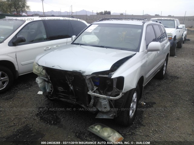 JTEGF21A130091845 - 2003 TOYOTA HIGHLANDER LIMITED SILVER photo 2