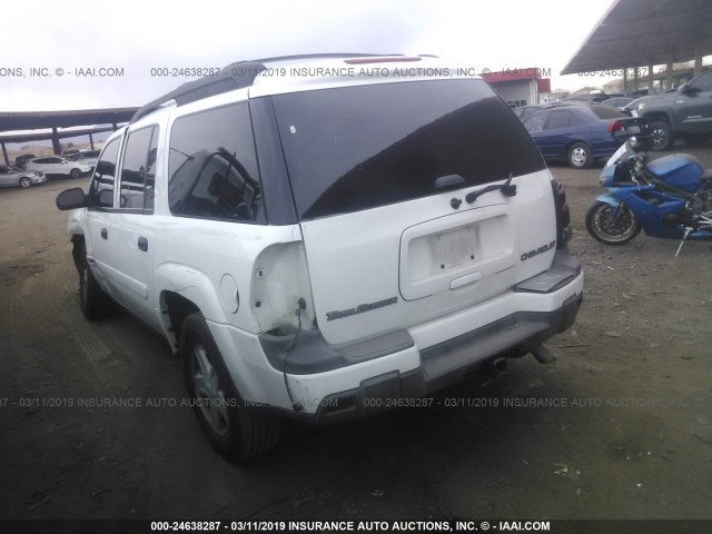 1GNET16S032172816 - 2003 CHEVROLET TRAILBLAZER EXT WHITE photo 3