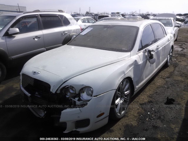 SCBBR9ZA9BC068915 - 2011 BENTLEY CONTINENTAL FLYING SPUR WHITE photo 2