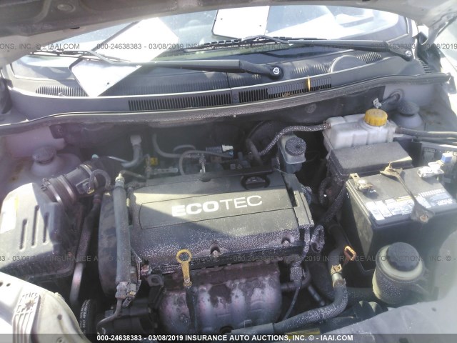 KL1TD66E49B662910 - 2009 CHEVROLET AVEO LS/LT GRAY photo 10