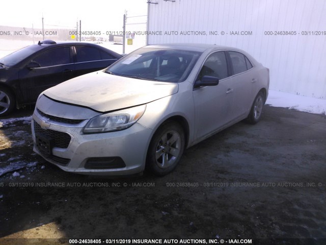 1G11B5SL7EF274957 - 2014 CHEVROLET MALIBU LS CREAM photo 2