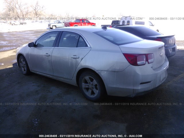 1G11B5SL7EF274957 - 2014 CHEVROLET MALIBU LS CREAM photo 3