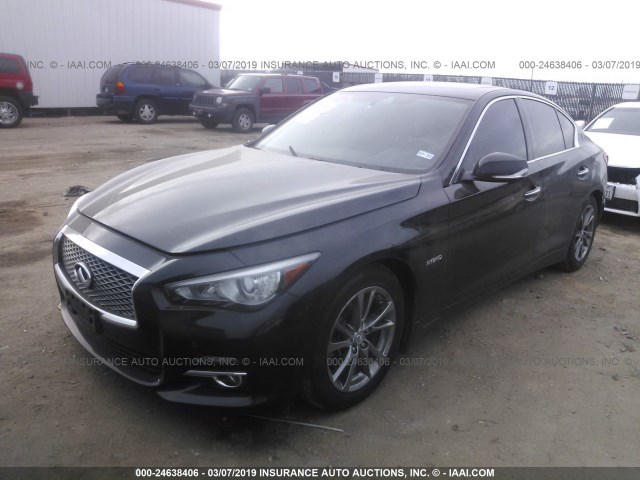 JN1AV7AP2EM691920 - 2014 INFINITI Q50 HYBRID PREMIUM/SPORT BLACK photo 2