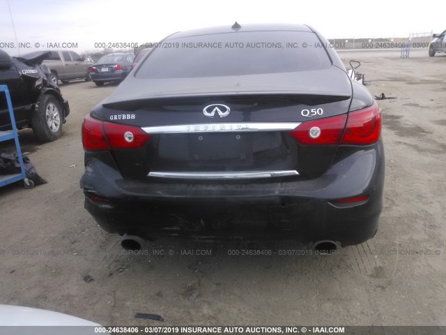 JN1AV7AP2EM691920 - 2014 INFINITI Q50 HYBRID PREMIUM/SPORT BLACK photo 6