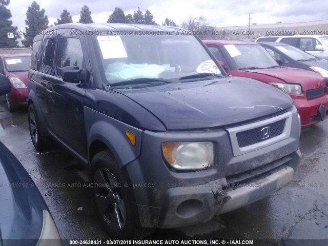 5J6YH18553L010215 - 2003 HONDA ELEMENT EX BLACK photo 1