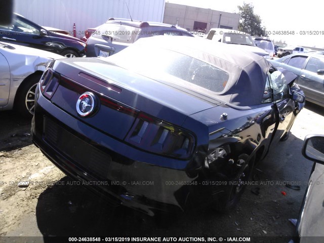 1ZVBP8EM6E5292372 - 2014 FORD MUSTANG BLACK photo 4