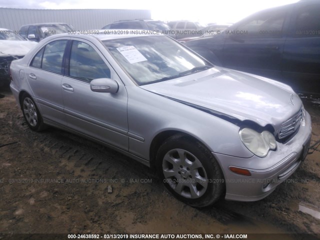 WDBRF81JX5F645284 - 2005 MERCEDES-BENZ C 240 4MATIC SILVER photo 1