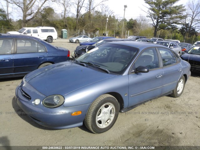 1FAFP53S0XA104059 - 1999 FORD TAURUS SE/COMFORT/SPORT BLUE photo 2