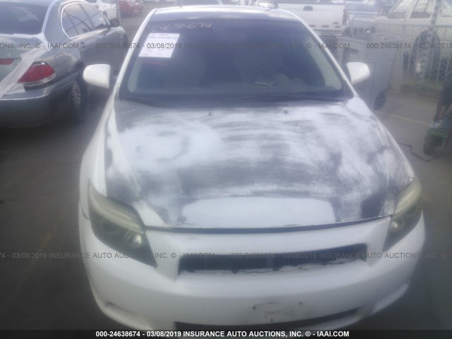 JTKDE177070209463 - 2007 TOYOTA SCION TC თეთრი ფოტო 6