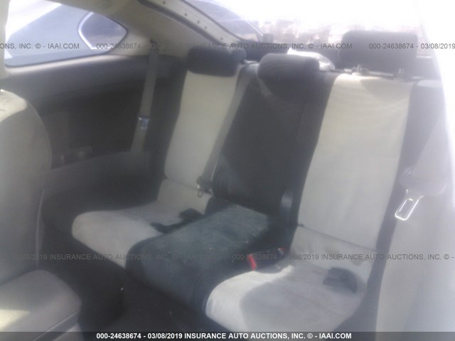 JTKDE177070209463 - 2007 TOYOTA SCION TC თეთრი ფოტო 8