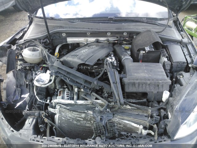 3VW217AU7FM014559 - 2015 VOLKSWAGEN GOLF BLACK photo 10