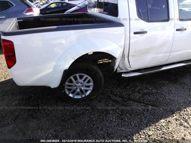 1N6AD0ER0GN780110 - 2016 NISSAN FRONTIER S/SV/SL/PRO-4X WHITE photo 6