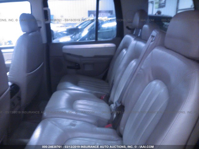 4M2DU86E44ZJ41740 - 2004 MERCURY MOUNTAINEER  BLUE photo 8