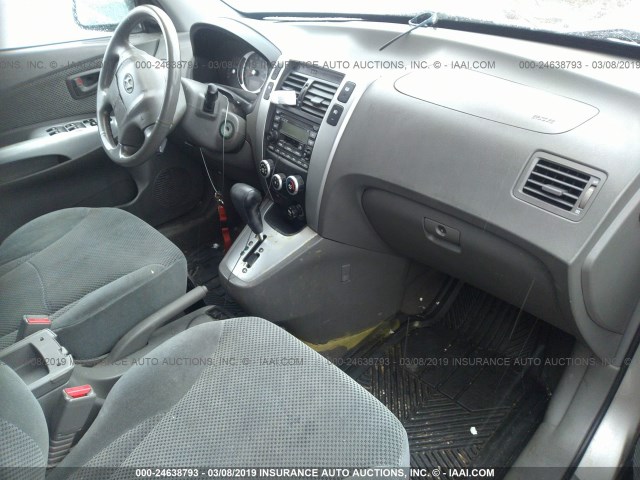 KM8JN12D36U329798 - 2006 HYUNDAI TUCSON GLS/LIMITED ვერცხლისფერი ფოტო 5