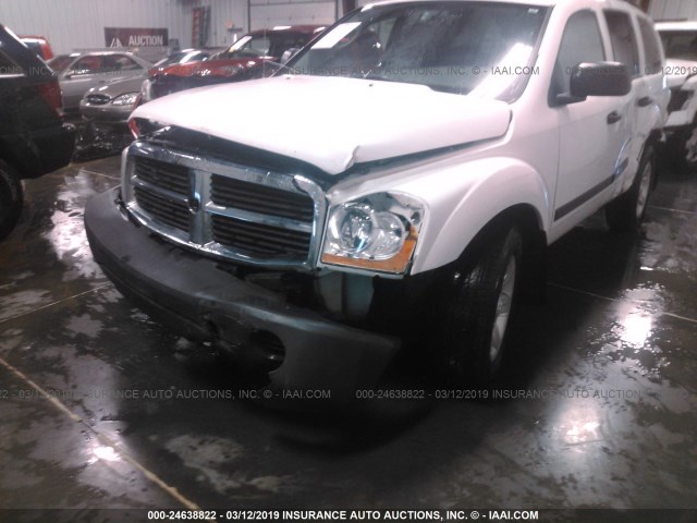 1D4HB38N25F594208 - 2005 DODGE DURANGO ST WHITE photo 6