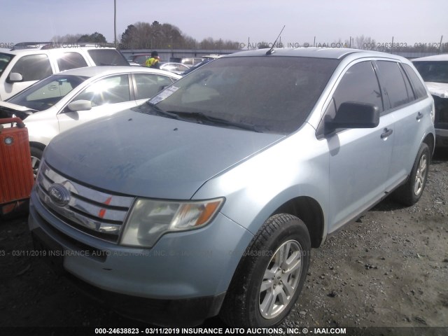 2FMDK36C58BA03769 - 2008 FORD EDGE SE BLUE photo 2