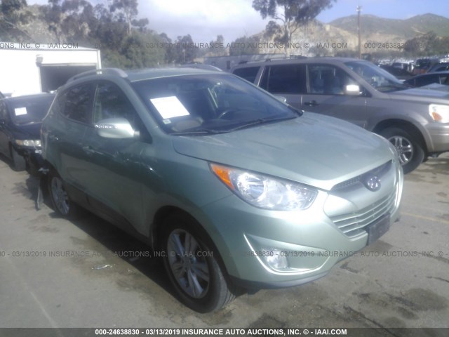 KM8JU3AC0DU575535 - 2013 HYUNDAI TUCSON GLS/LIMITED მწვანე ფოტო 1
