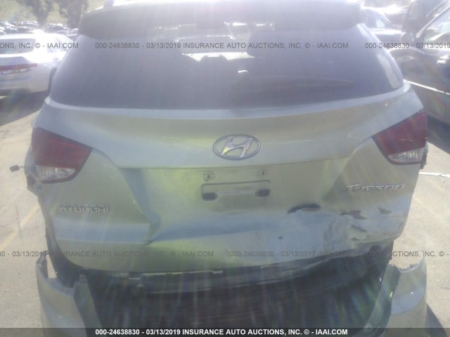 KM8JU3AC0DU575535 - 2013 HYUNDAI TUCSON GLS/LIMITED მწვანე ფოტო 6