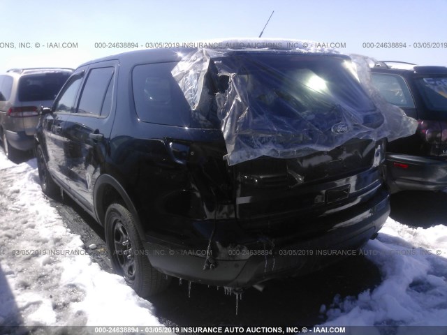 1FM5K8AR1FGC66540 - 2015 FORD EXPLORER POLICE INTERCEPTOR BLACK photo 3