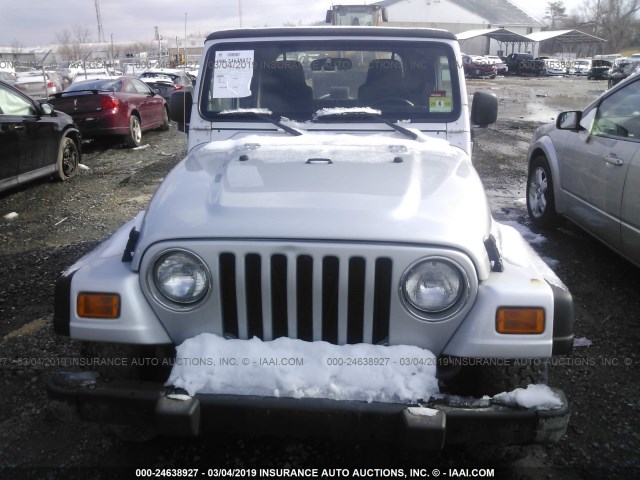 1J4FA29154P795861 - 2004 JEEP WRANGLER / TJ SE SILVER photo 6