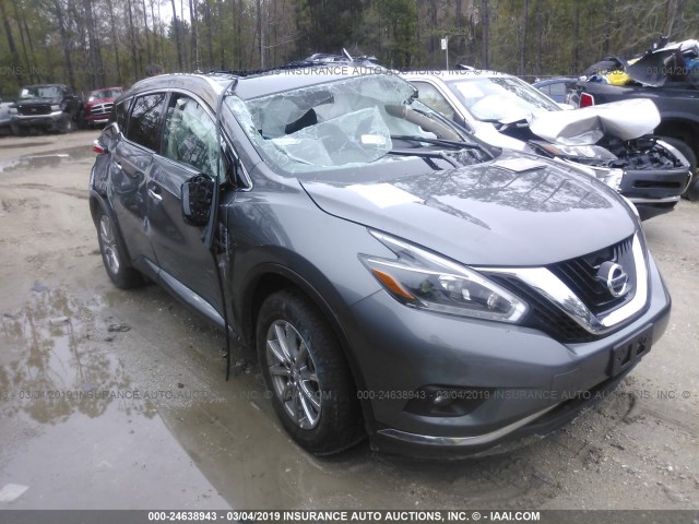 5N1AZ2MH2JN176540 - 2018 NISSAN MURANO S/SL/SV/PLATINUM SILVER photo 1