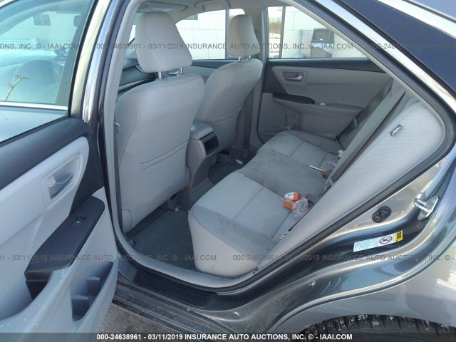 4T1BF1FK7GU999107 - 2016 TOYOTA CAMRY LE/XLE/SE/XSE GRAY photo 8